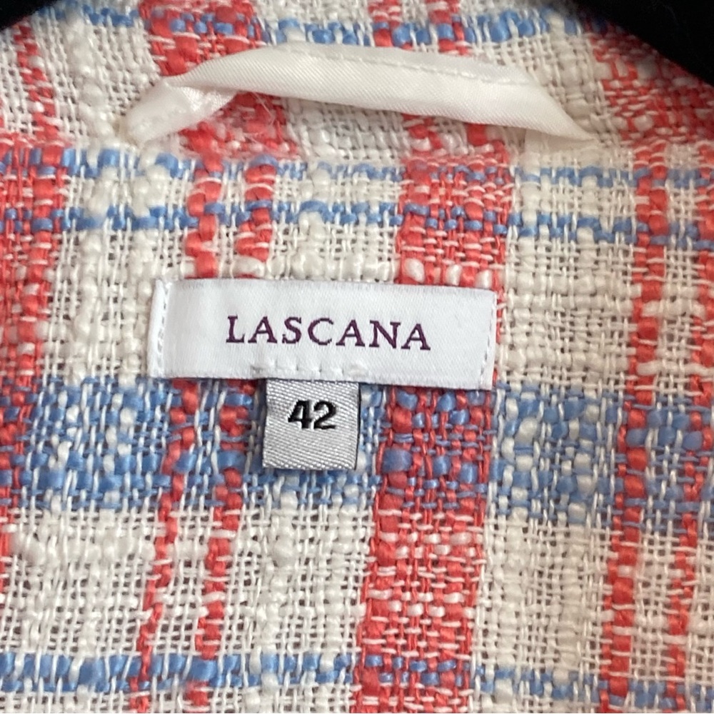 New Lascana Plaid Boucle Tweed Blazer Clueless Preppy Old Money 42/XL - Picture 10 of 16